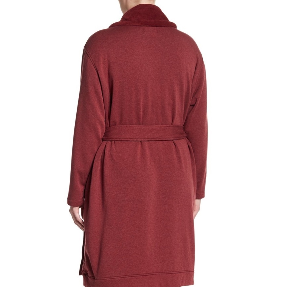 New UGG Blanche Plus Plush Shawl Collar red Robe - Picture 5 of 6